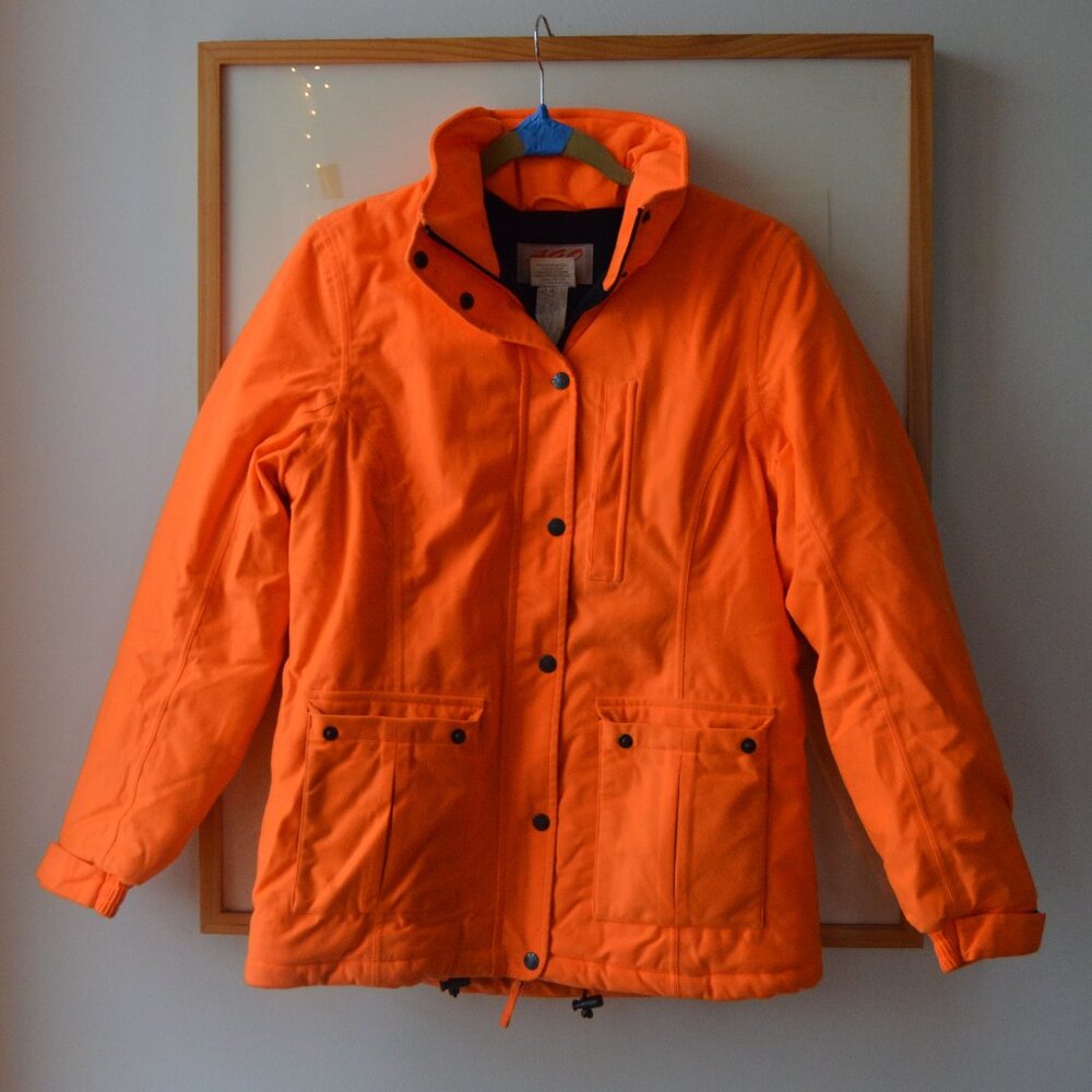 All Game Outfitters AGO for Ladies Blaze Orange Insulated Hunting Jacket Size M